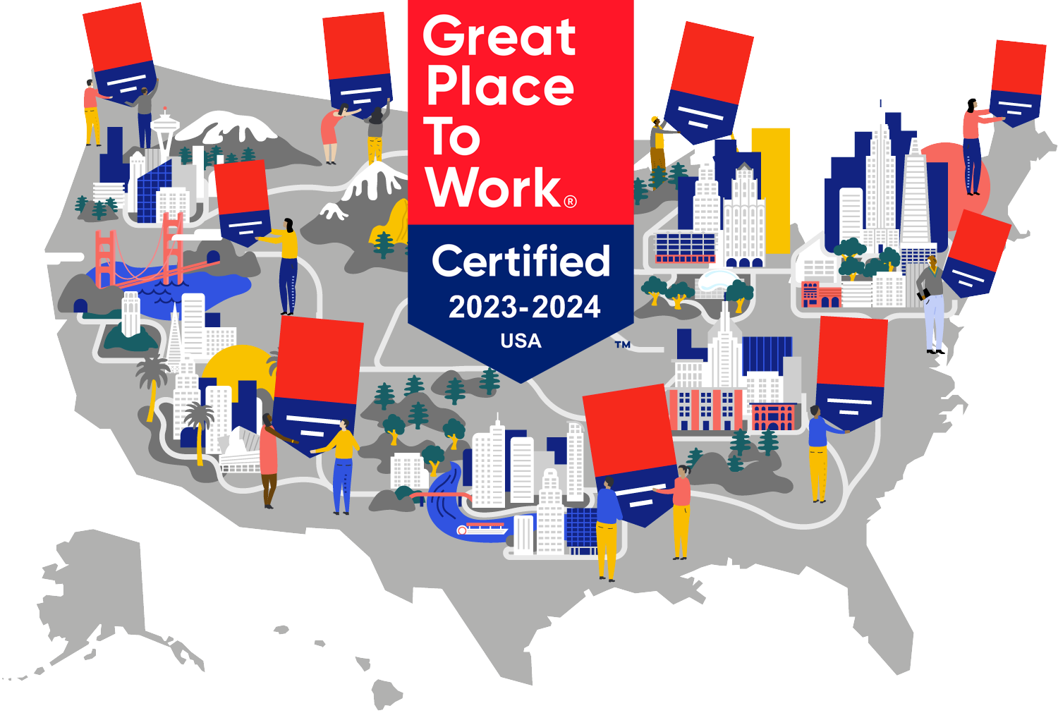 Great place to work map